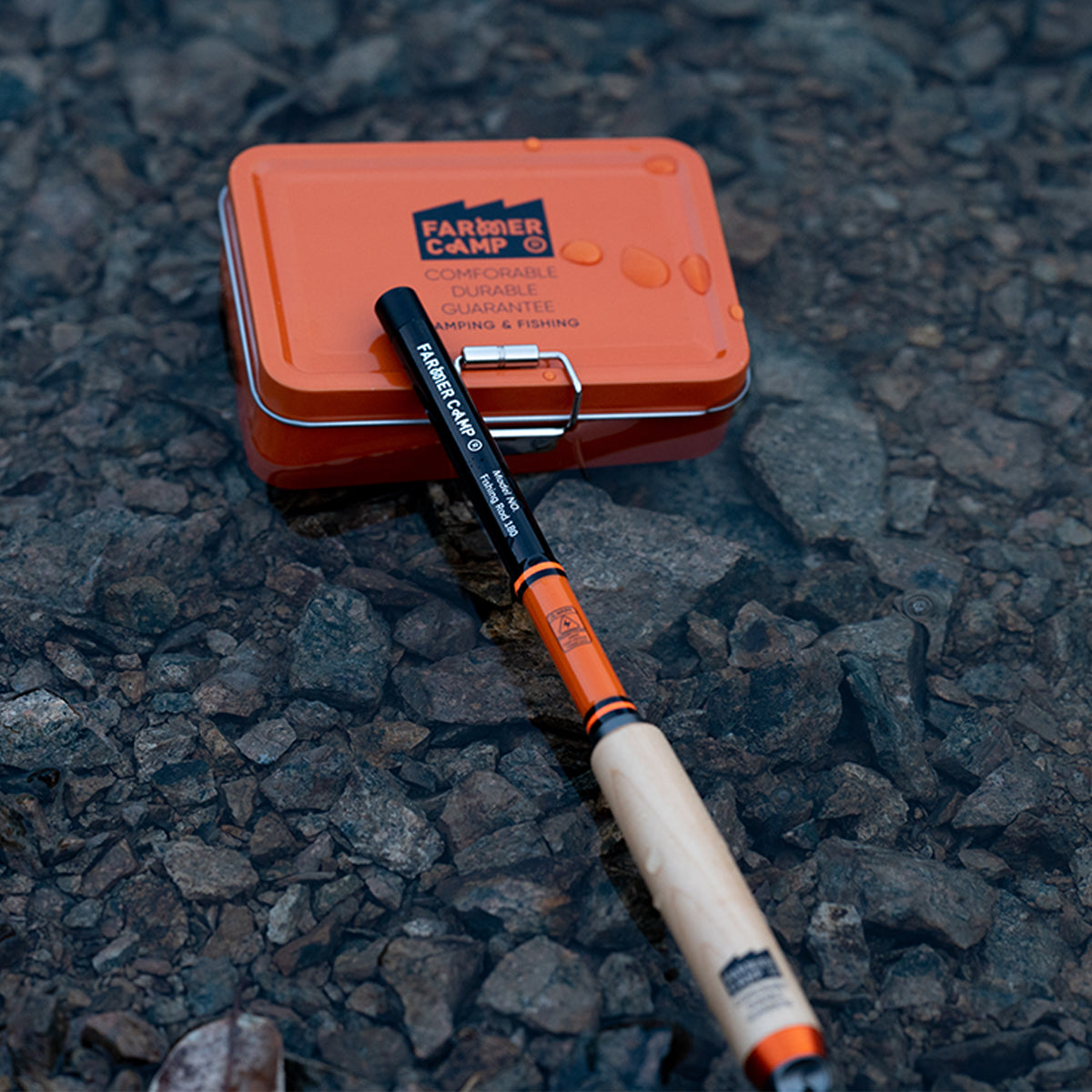 compact spring fishing pole Small fishing rod – farmercamp