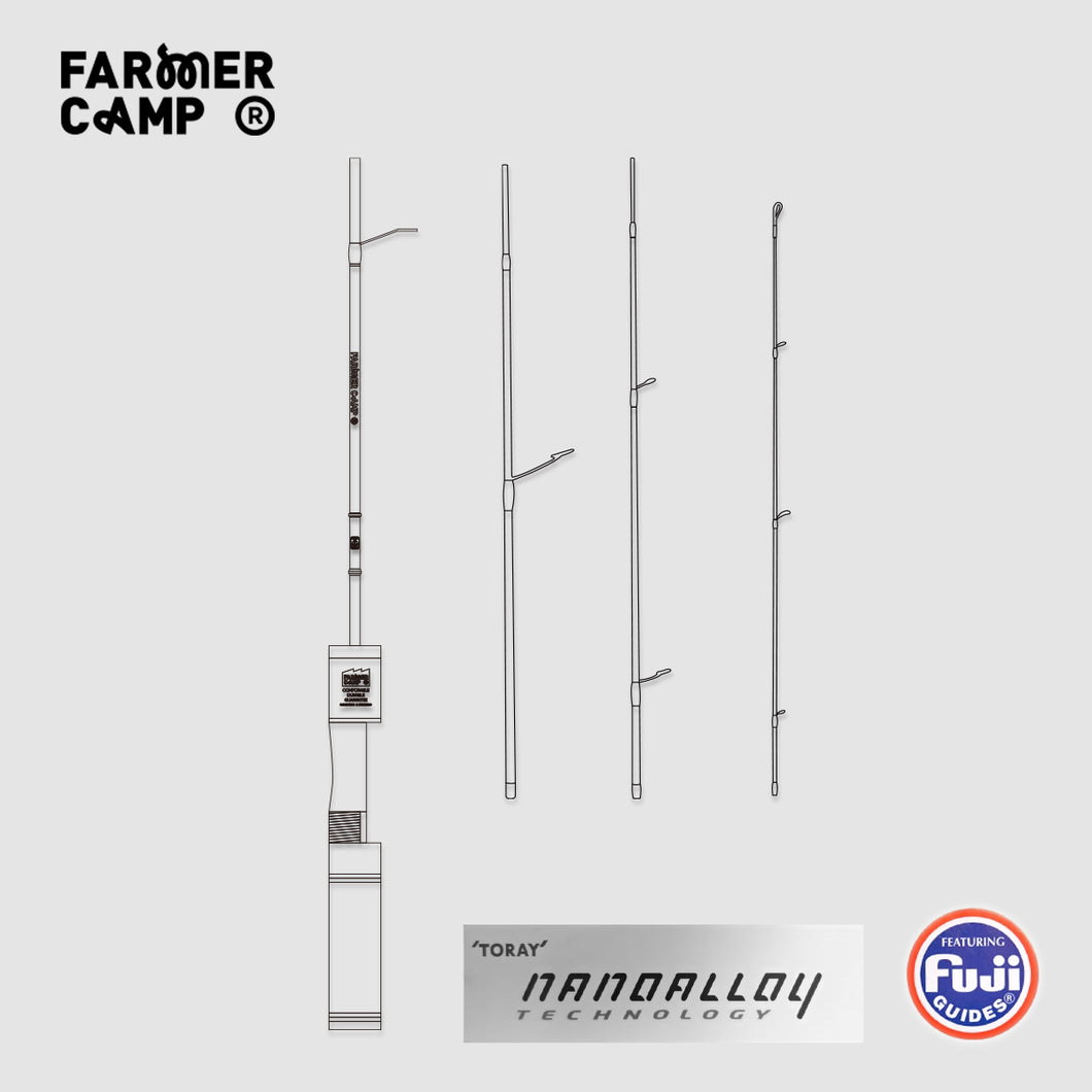 FARMER CAMP Lure fishing rod